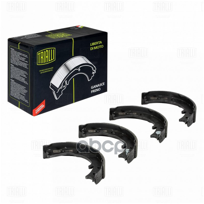 Колодки торм. Mitsubishi Outlander (03-) барабан. ст. торм. 167x32 (GF 110102) Trialli арт. GF110102