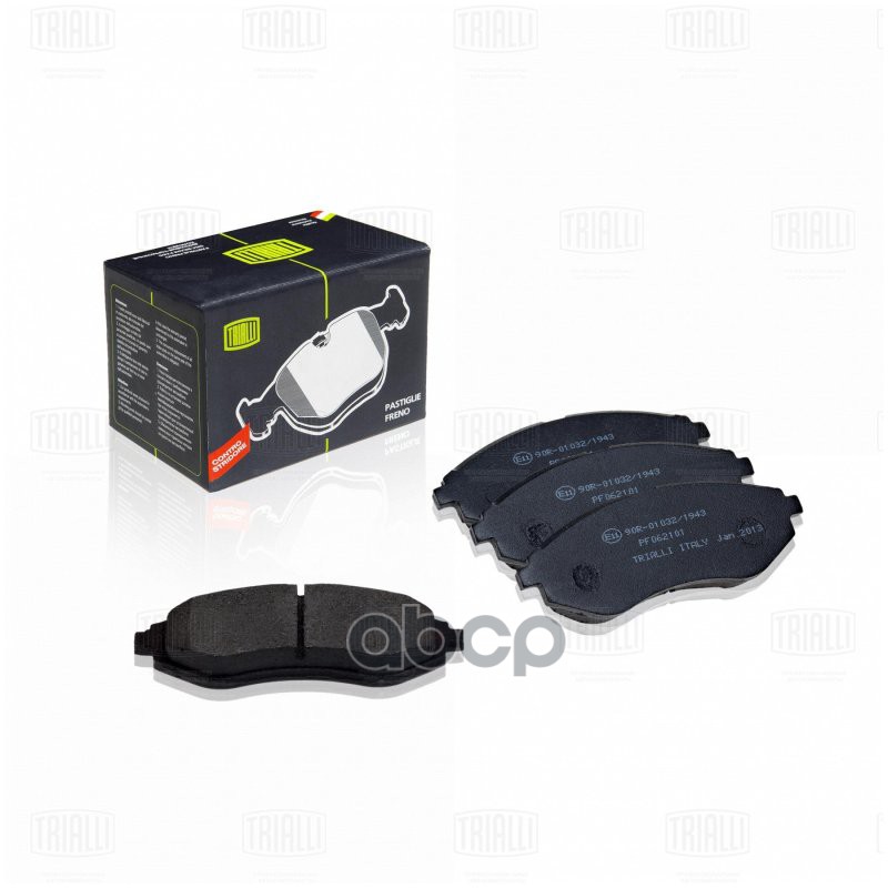 Колодки торм. Chevrolet Aveo T200 (02-)/T255 (08-) диск. перед. (PF 062101) Trialli арт. PF062101