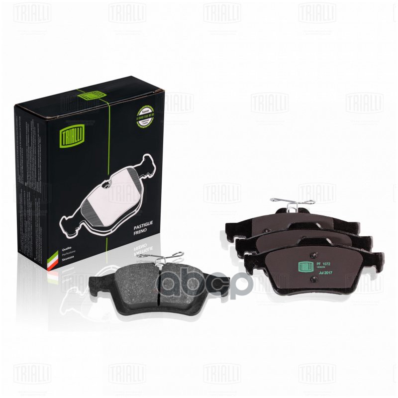 Колодки торм. Ford Focus II (05-)/Focus III (11-) диск. зад. (PF 1072) Trialli арт. PF1072