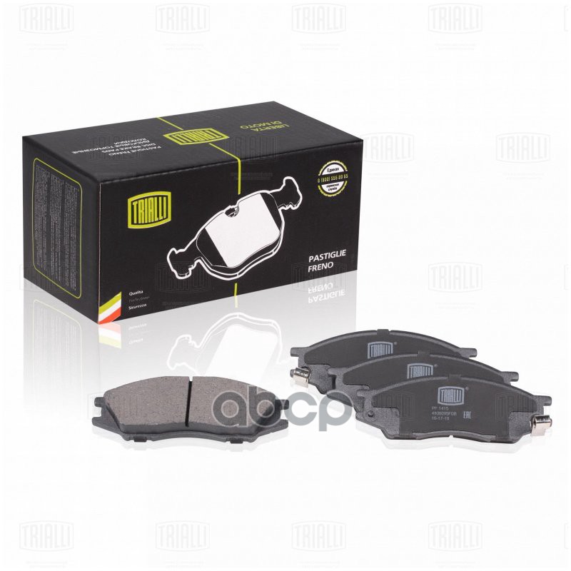 Колодки торм. Nissan Almera Classic B10 (06-) диск. перед. (PF 1415) Trialli арт. PF1415