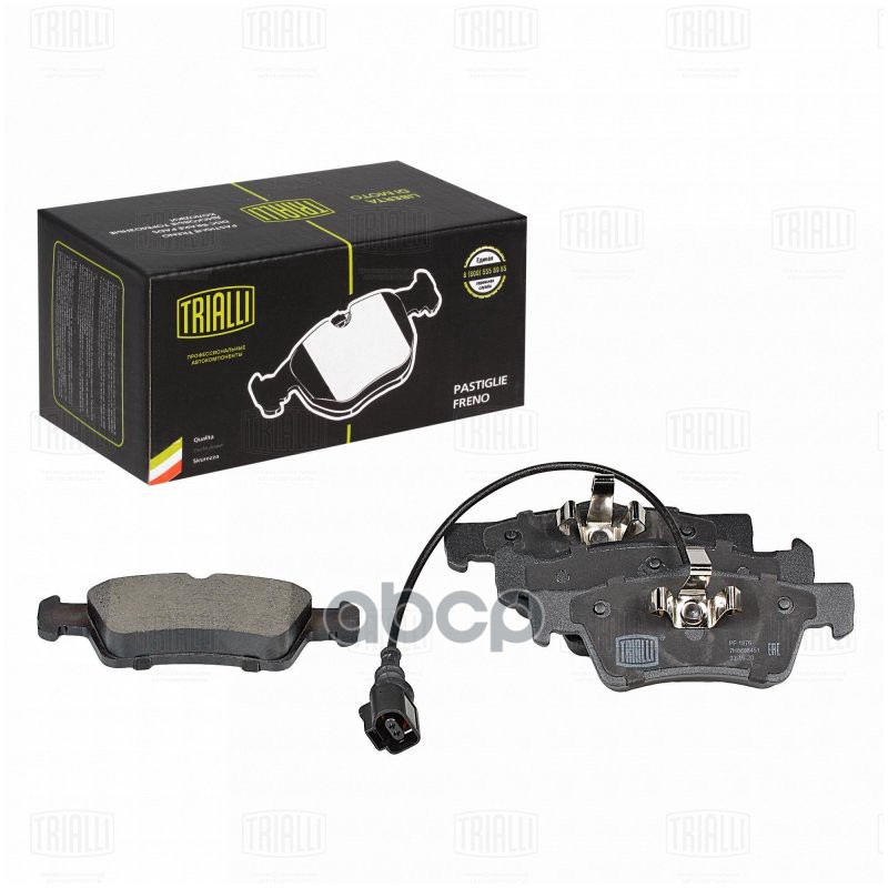 Колодки торм. VW Transporter T5 (03-) диск. зад. т/с Ate (в компл. с датчиком) (PF 1876) Trialli арт. PF1876