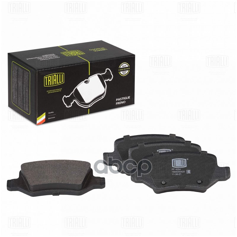 Колодки торм. Mercedes A (W168/169) (97-)/(04-)/B (W245) (05-) диск. зад. (PF 4054) Trialli арт. PF4054