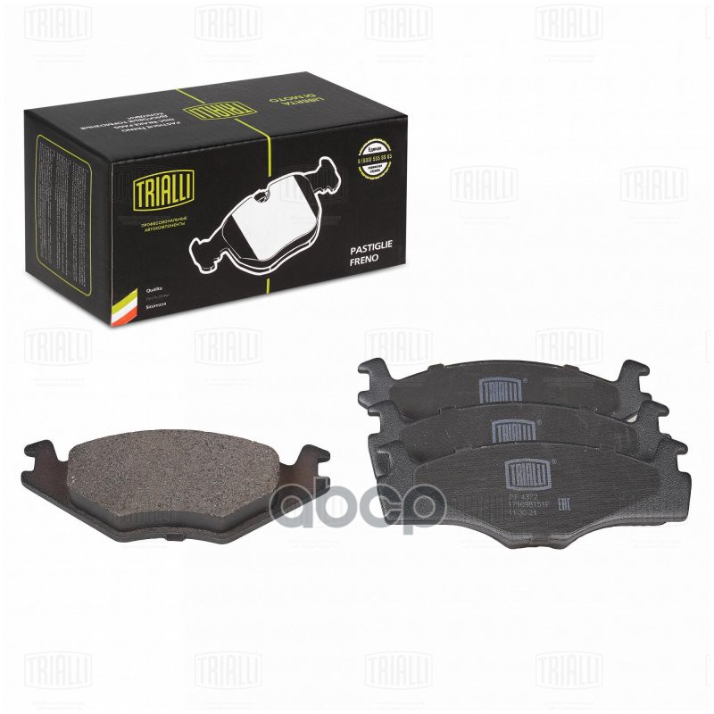 Колодки торм. VW Golf III (91-)/Vento (91-) диск. перед. (PF 4372) Trialli арт. PF4372