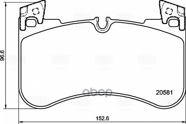 Колодки торм. Land Rover Range Rover (20-) диск. перед. (PF 4452) Trialli арт. PF4452