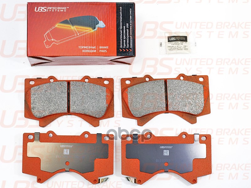 Тормозные Колодки Toyota Land Cruiser J200  07-/10-/12-/Lc Prado 150 10- /Lexus Lx570 07- Передние UBS арт. b1110019
