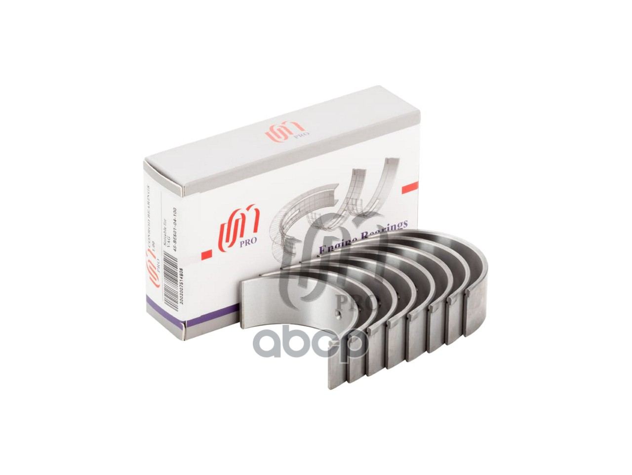 Вкладыши шатунные 1.00 Audi/VW 1.8 d81.0 1986- (с отверстием) UM United Motors арт. 45BES0104100