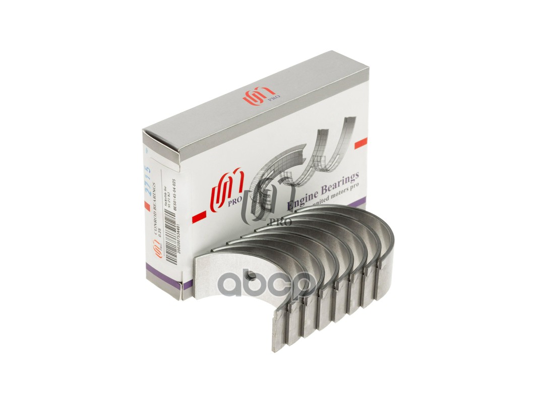 Вкладыши шатунные 0.25 Suzuki F8A/Daewoo B10S (96659197) UM United Motors арт. BES014504025