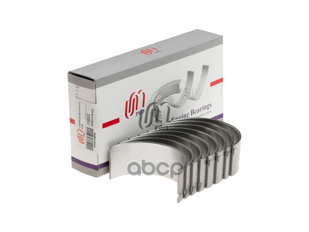 Вкладыши шатунные 0.25 Cummins 4BT/ISF 3.8 + 0,25 мм (к-т 8 шт) (3969562/4893693/79 389 610) United Motors арт. BES021908025