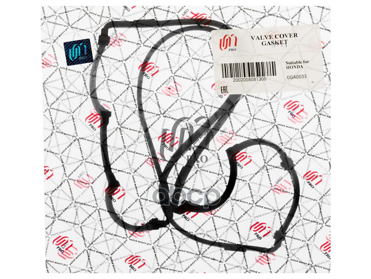 Прокладка клапанной крышки Honda B20Z2 (12341-PR4-A00) UM United Motors арт. GGA0033