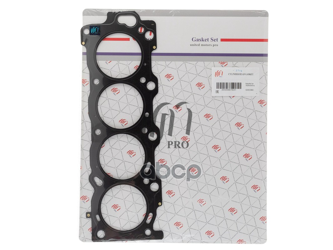 Прокладка головки блока правая Toyota 2UZ-FE V8 Land Cruiser (11115-50050) UM United Motors арт. GH0380