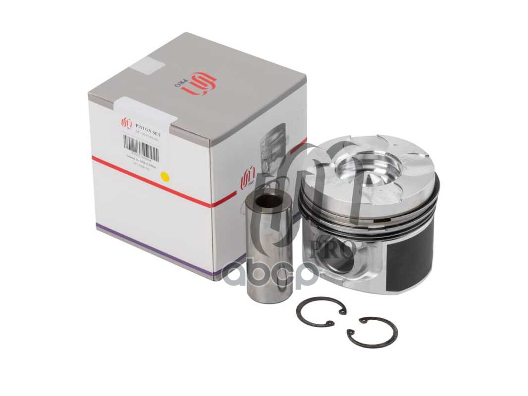 Поршень 1.00 с кольцами (с масл. галереей) Mitsubishi 4D56T CDRI ALFIN d91.1+1.00 (1 и 3) (1110A593/ United Motors арт. PC100...