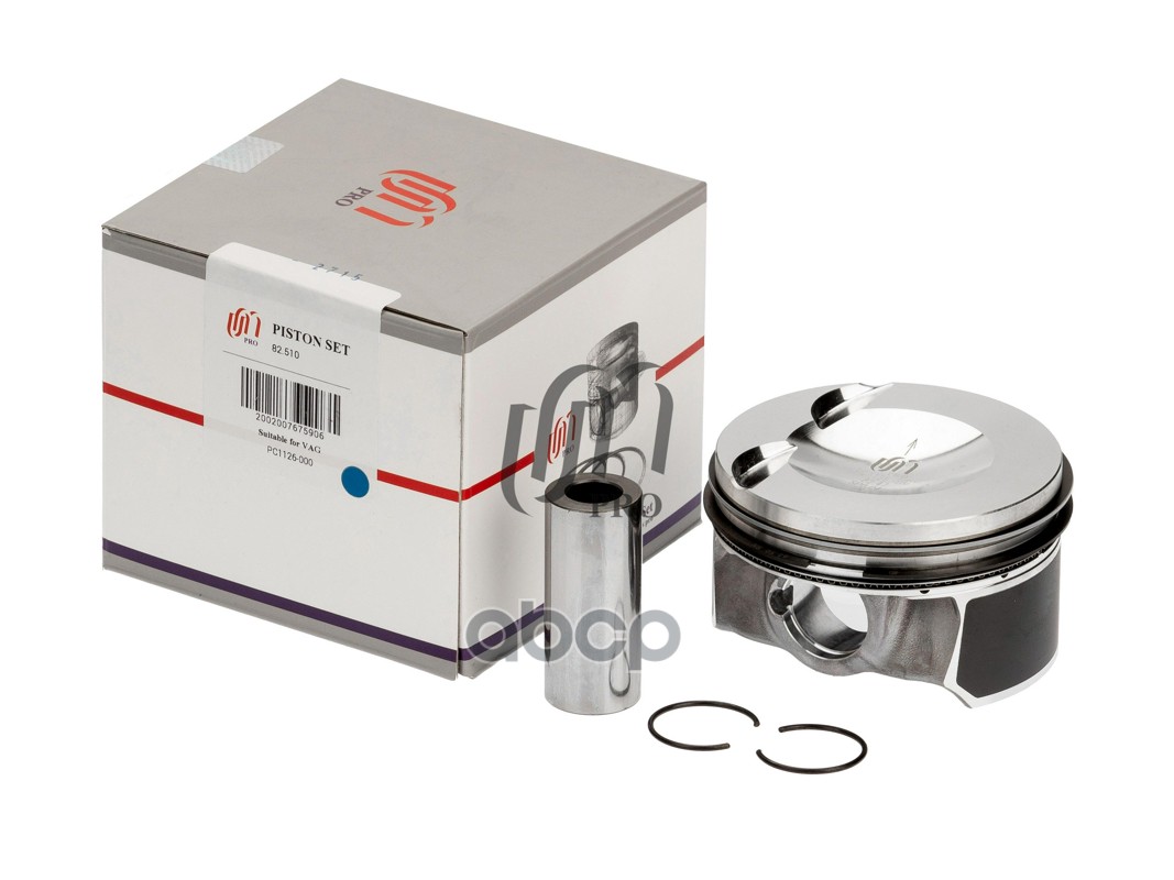 Поршень STD с кольцами VAG 2,0 TFSi 16V d82.51 STD 1.2x1.2x2.0, палец 23мм (06H 107 065 DM) UM United Motors арт. PC1126000