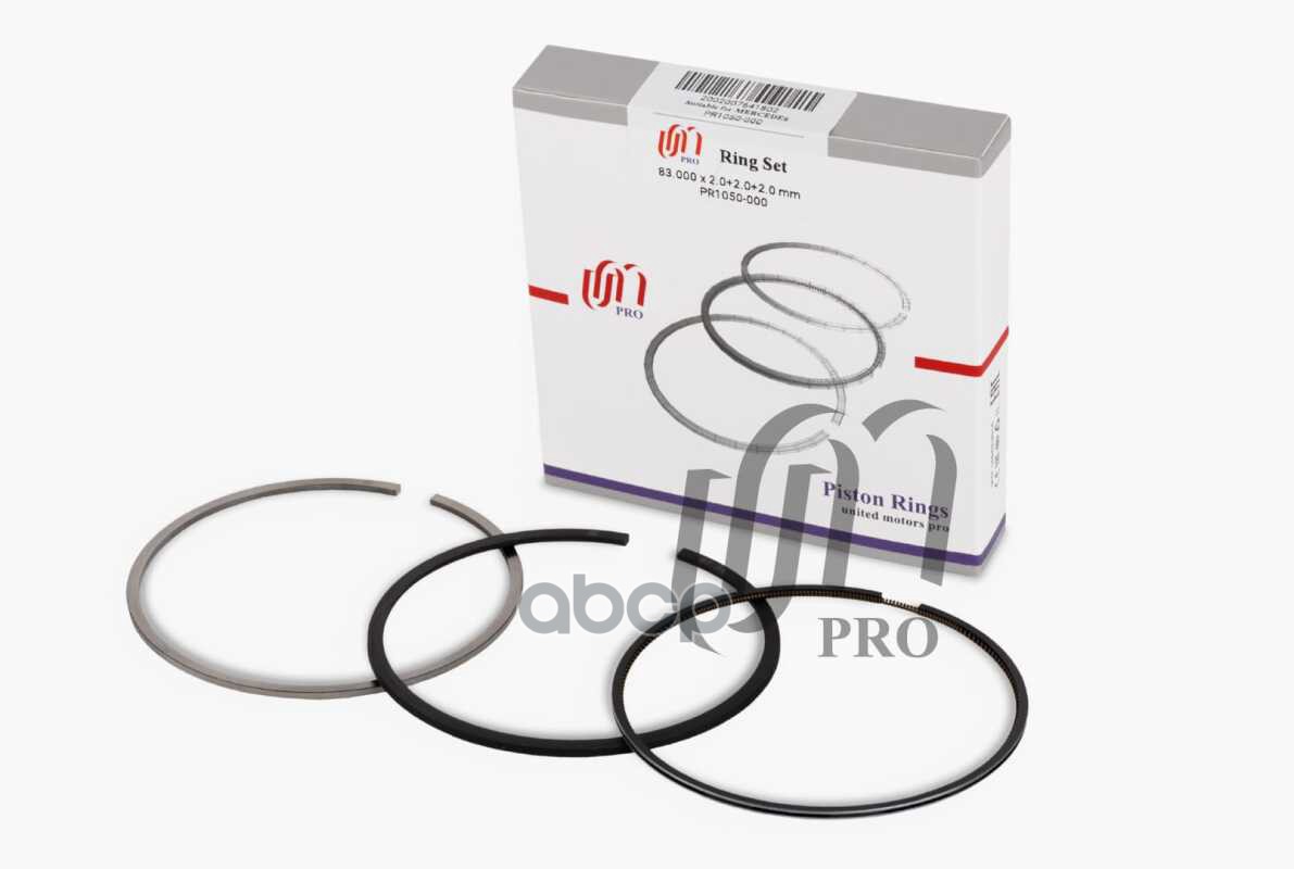 Кольца поршневые STD MB OM642 2,0x2,0x2,0 d83.0 STD на 1 цил (A 642 030 00 24) UM United Motors арт. PR1050000