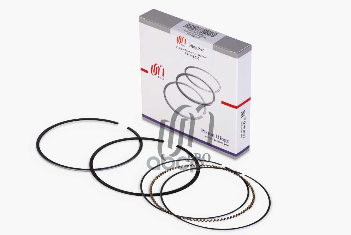 Кольца поршневые 0.50 Mitsubishi 6B31 d87.6 +0.5 1.2-1.0-2.0 на 1 цил. UM United Motors арт. PR1193050