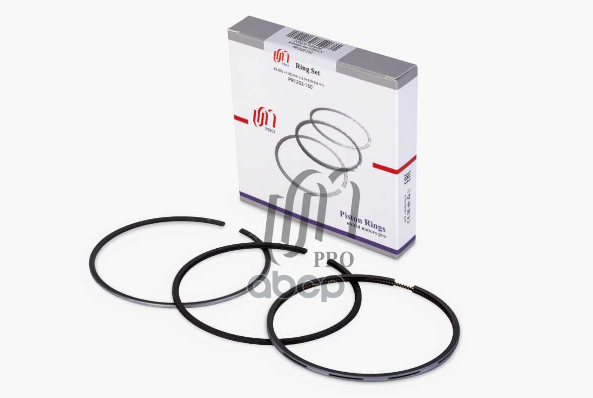 Кольца поршневые 1.00 Nissan YD25TI d89.0+1.00 2.0-2.0-3.0 на 1 цил. UM United Motors арт. PR1202100