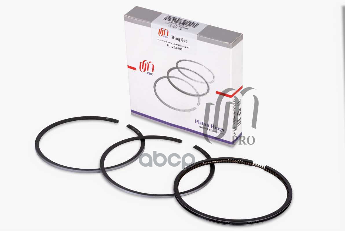 Кольца поршневые 1.00 Mitsubishi 4D56T d91.1+1.0 2.5HK-2.0HK-4.0 на 1 цил. UM United Motors арт. PR1253100
