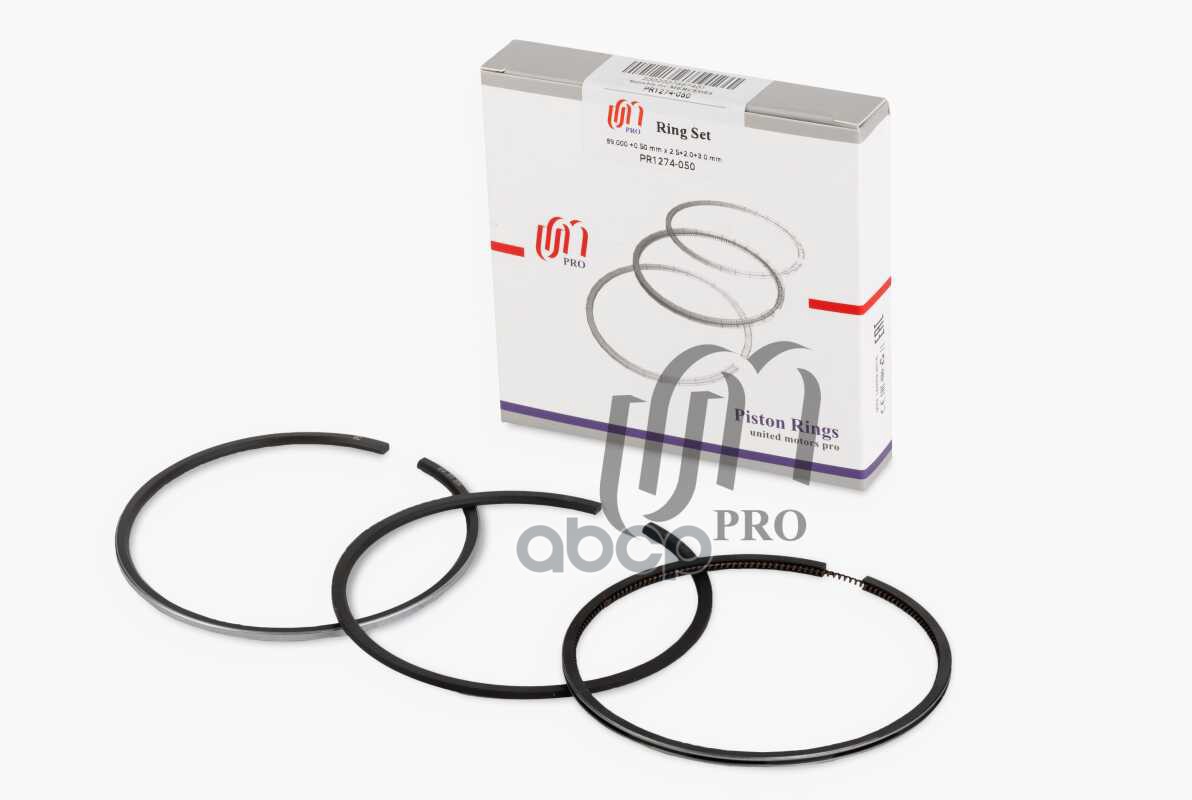 Кольца поршневые 0.50 MB OM601.940 d89.0+0.50 2.5-2-3 на 1 цил. UM United Motors арт. PR1274050