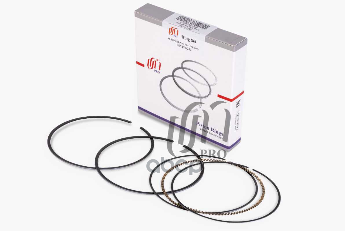 Кольца поршневые 0.50 Toyota 2AZ-FE d88.5+0.50 1.0-1.0-2.0 на 1 цил. UM United Motors арт. PR1451050