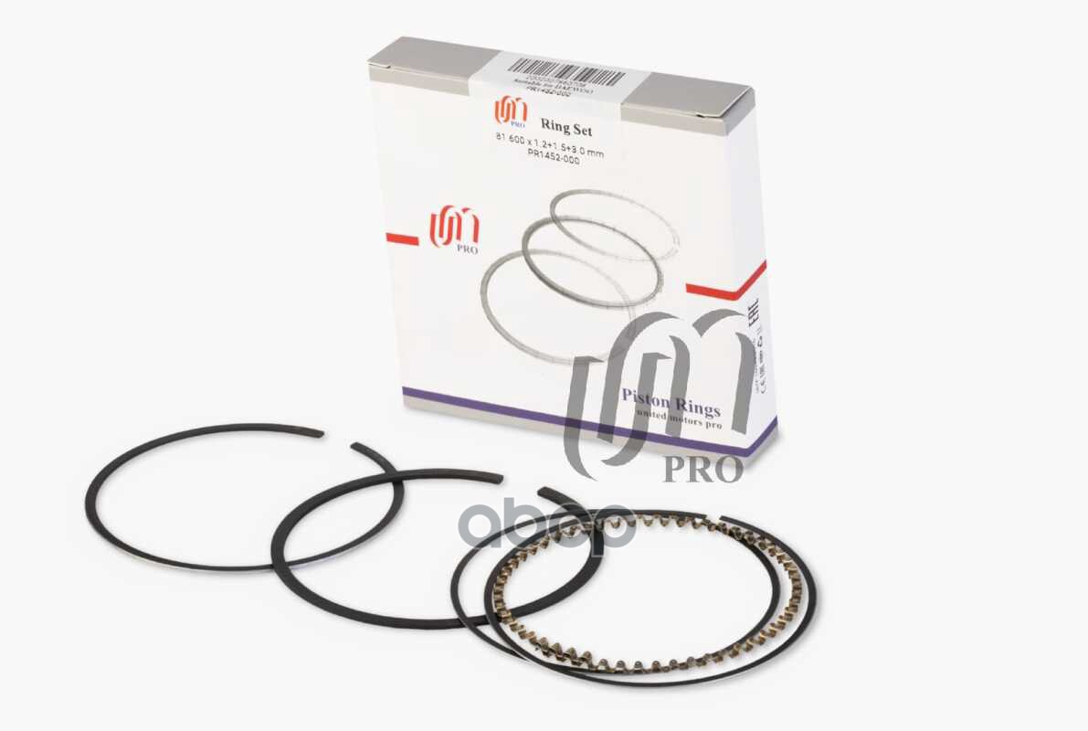 Кольца поршневые STD Daewoo T18SED d81.6 STD 1.2-1.5-3.0 на 1 цил. (92067238) UM United Motors арт. PR1452000