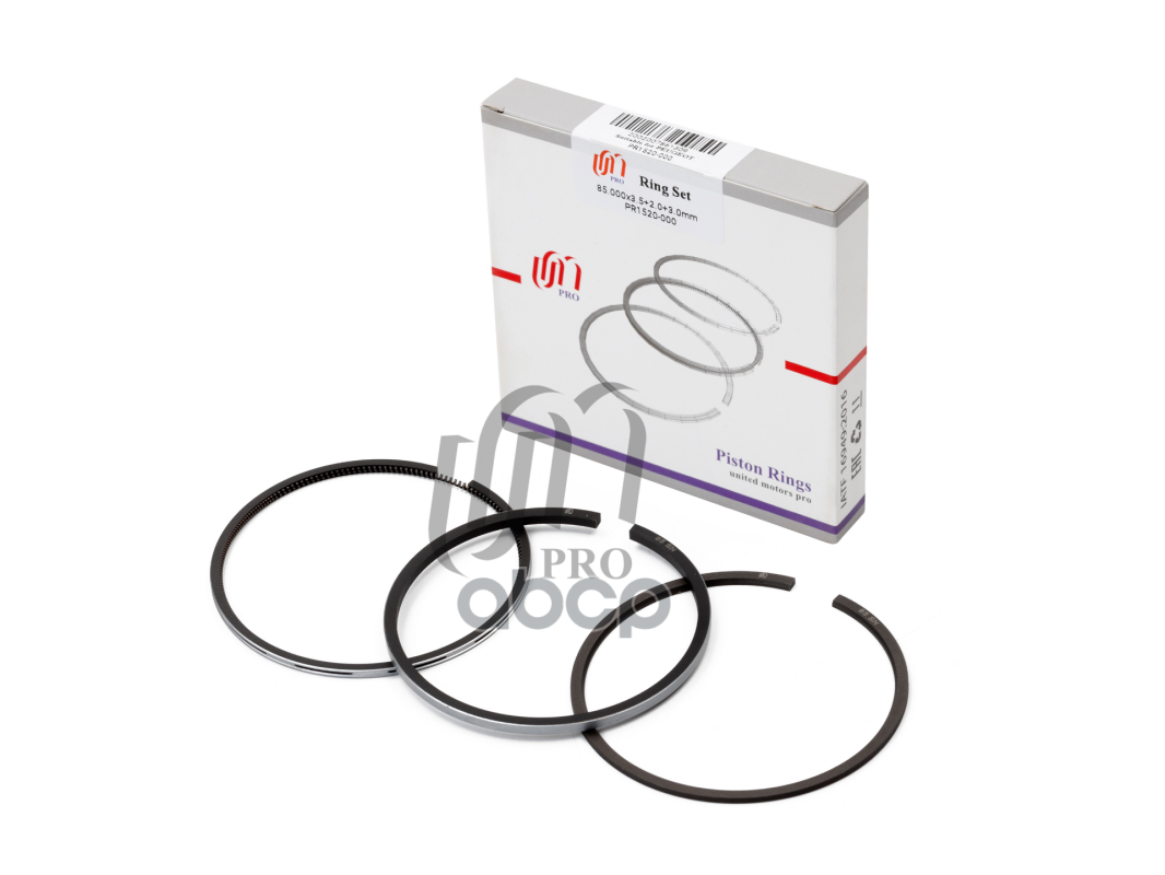 Кольца поршневые STD Peugeot DW10TD d85.0 STD (3.5-2.0-3.0) (0640.Q8) на 1 цил. UM United Motors арт. PR1520000