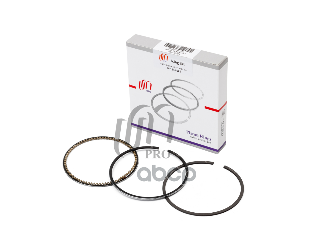 Кольца поршневые 0.25 Renault d79.50+0.25 1.5-1.5-2.5 на 1 цил. UM United Motors арт. PR1540025