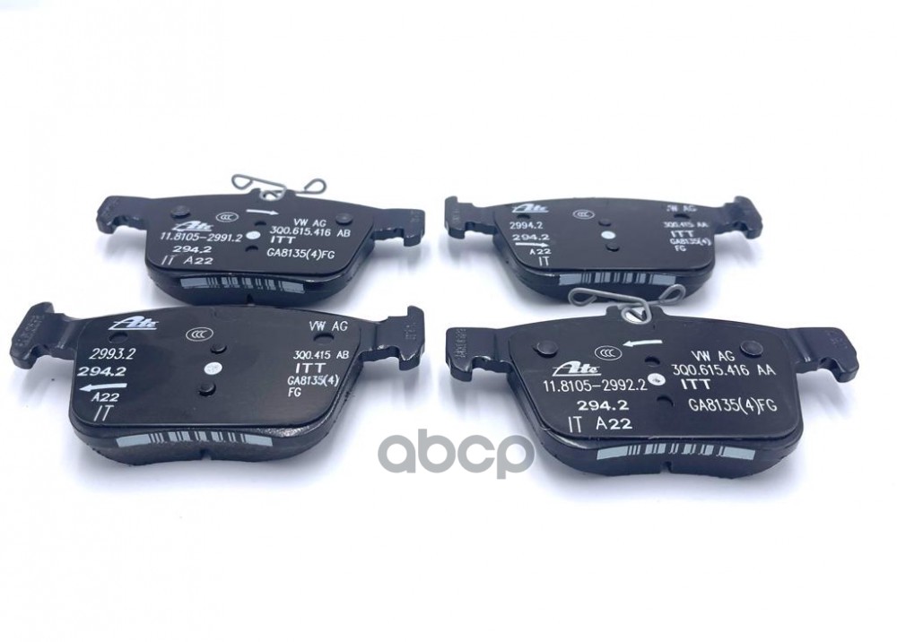 комплект тормозных колодок 3Q0698451L VAG арт. 3Q0698451L
