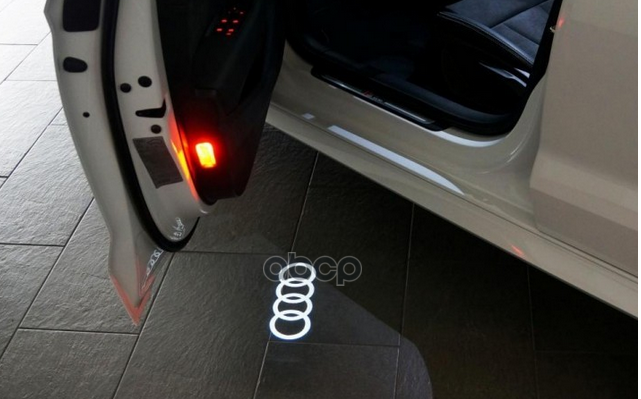 Подсветка Порогов Audi, Светодиодная, 2 Шт, Надпись "Оооо" VAG арт. 4G0052133G