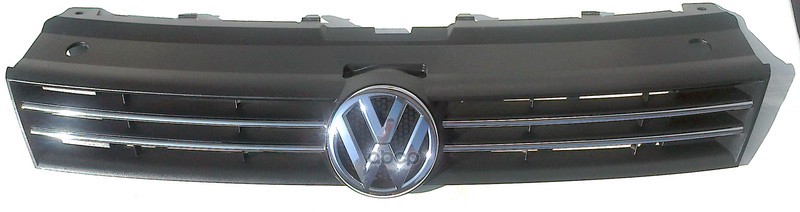 Решетка Радиатора Центральная Vw: Polo Sedan 10- (Хром) VAG арт. 6RU853651A9B9