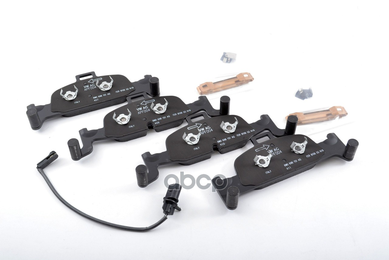 Колодки Тормозные Дисковые | Перед | VAG арт. 8W0698151AQ