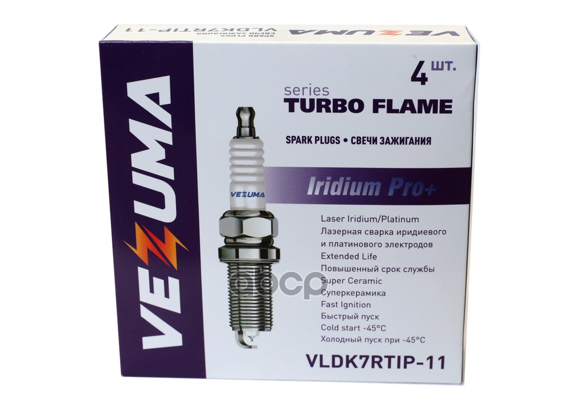 Свеча зажигания Iridium Pro+  HYUNDAI / KIA VEZUMA арт. VLDK7RTIP11