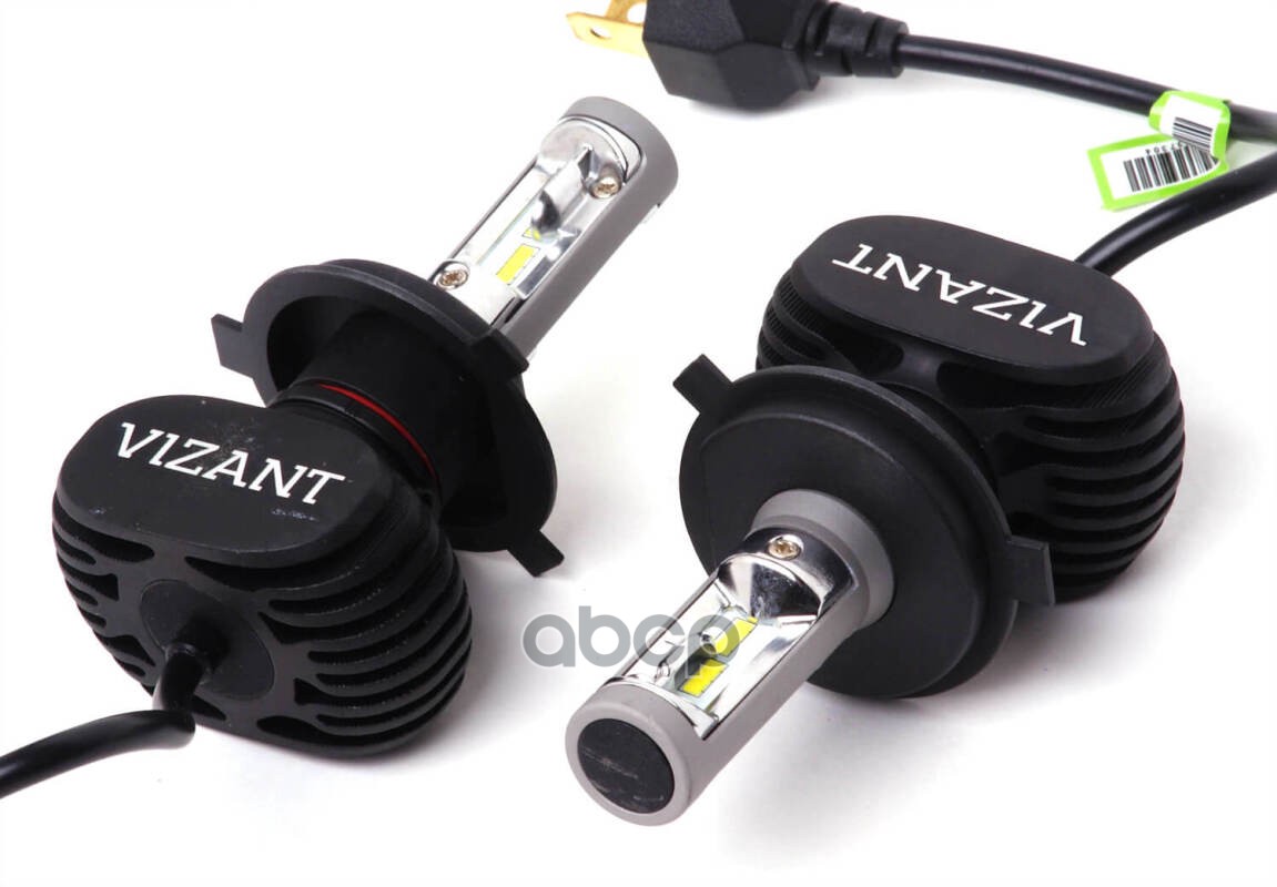 Лампа Светодиодная 8-32V H4 25W P43t 5000K Vizant 2 Шт. Картон K2h4 VIZANT арт. K2H4