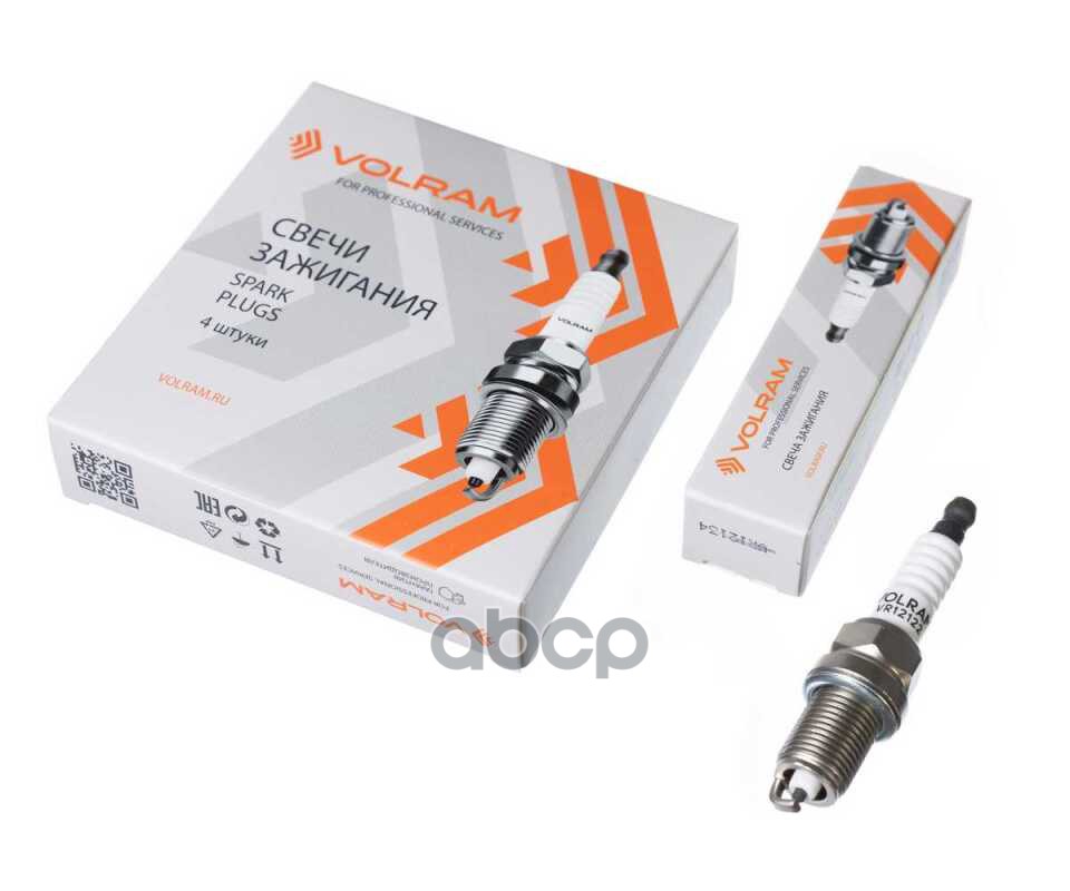 Свеча зажигания RENAULT LOGAN I 1.6 16V (K4M) 07-, PEUGEOT 206 1.1,1.4 02-, CITROEN VOLRAM арт. VR12122