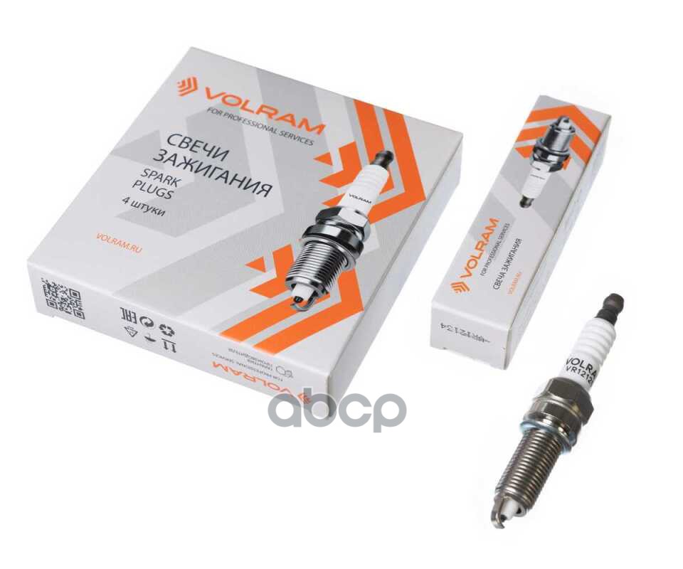 Свеча зажигания HYUNDAI SOLARIS 1.4-1.6 10-, KIA RIO III 1.4 11-/CEED 1.4, 1.6 -12 VOLRAM арт. VR12129