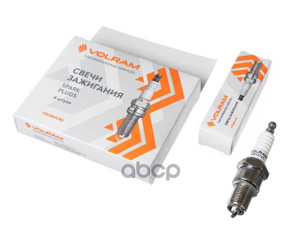 Свеча зажигания А14ДВ (0,7) ВАЗ 2101-2107 (АИ-76), МОТОЦИКЛ ДНЕПР - 11, 16, 300, VOLRAM арт. VR12143