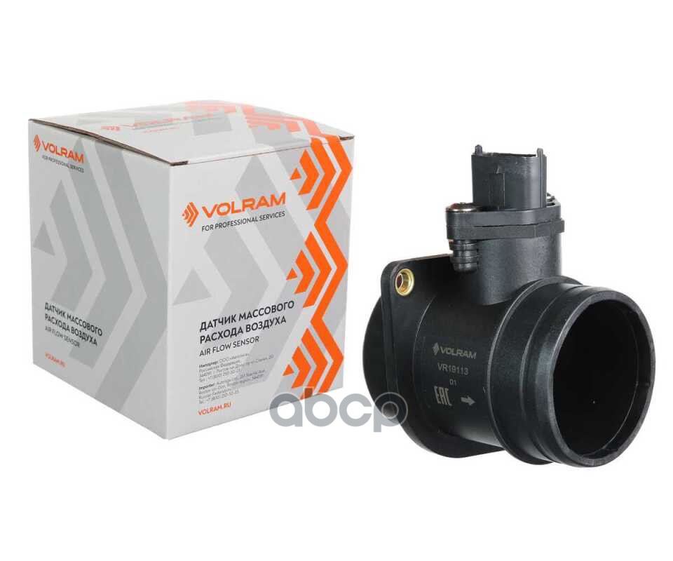Датчик ДМРВ ВАЗ-2110, 2115 V-1.5, М 1, 5, 4 - MP 7.0, (аналог 0280218004) VOLRAM арт. VR19113
