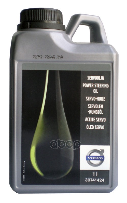 Жидкость гидроусилителя Power Steering Oil зеленый 1 л VOLVO 30 741 424 VOLVO арт. 30 741 424
