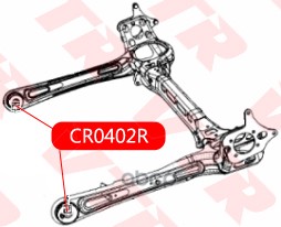 Сайлентблок балки задней подвески VTR арт. CR0402R