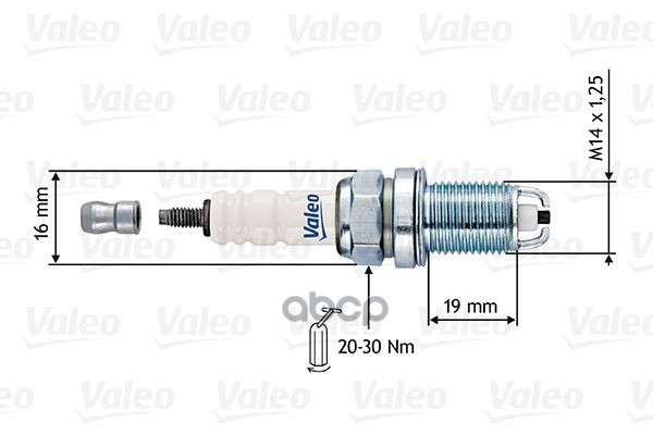 Свеча Зажигания Rf82hz2y Valeo арт. 246901