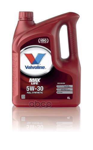 Valvoline Масло Моторное Valvoline Maxlife Sae 5W-30 4 Л 872370