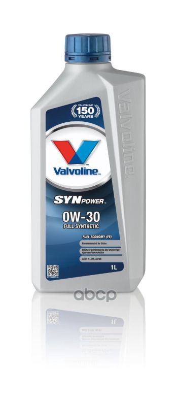 Valvoline Масло Моторное Synpower Fe 0W30 1L