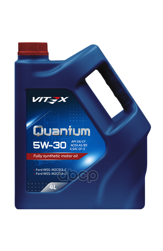 Vitex V347209 Масло Моторное Vitex Quantum 5W30 Api Sn/Cf А5/В5, 4Л Vitex V347209