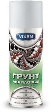 Грунт универсальный акриловый, серый, аэрозоль 520 мл VIXEN VX22002 Vixen арт. VX22002