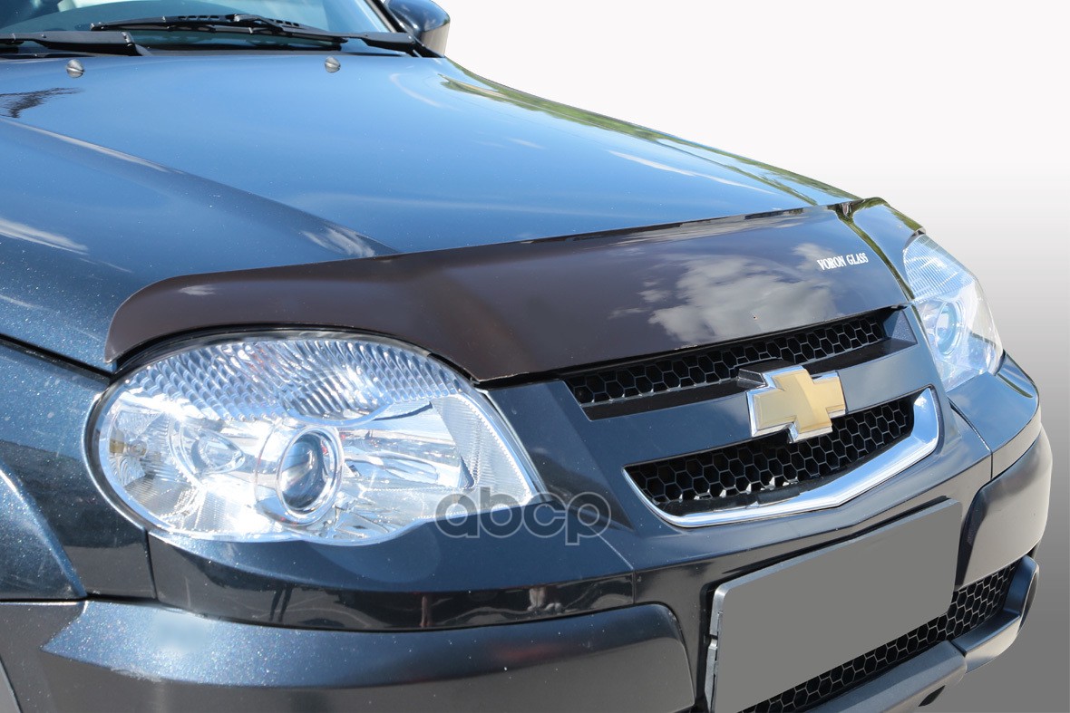Дефлектор На Капот Chevrolet Niva Voron Glass С Еврокрепежом Voron Glass арт. МУХ00034