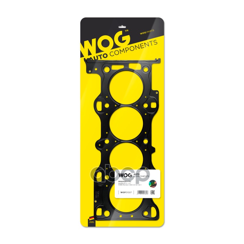 Прокладка ГБЦ (головки блока цилиндров) металлическая многослойная, изготовленная по технологии Абс WOG арт. WGP31007