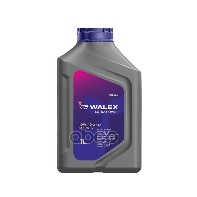 Walex Масло моторное Walex Extra Power 10W-40 синтетическое 1 л WEP013001
