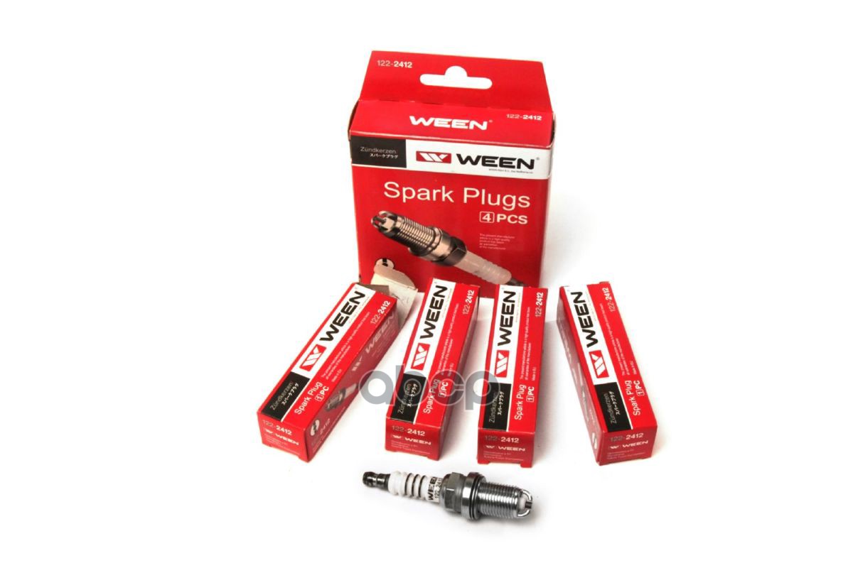 Свеча зажигания 2-х электродная LADA Largus 1 6 8V (K7M)  1.6 16V(K4M)  BMW  CITROEN  DAEWOO  FIAT Ween арт. 122-2412