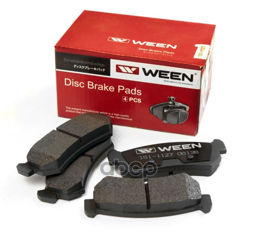 Колодки задние WEEN 151-1127 Ween арт. 151-1127