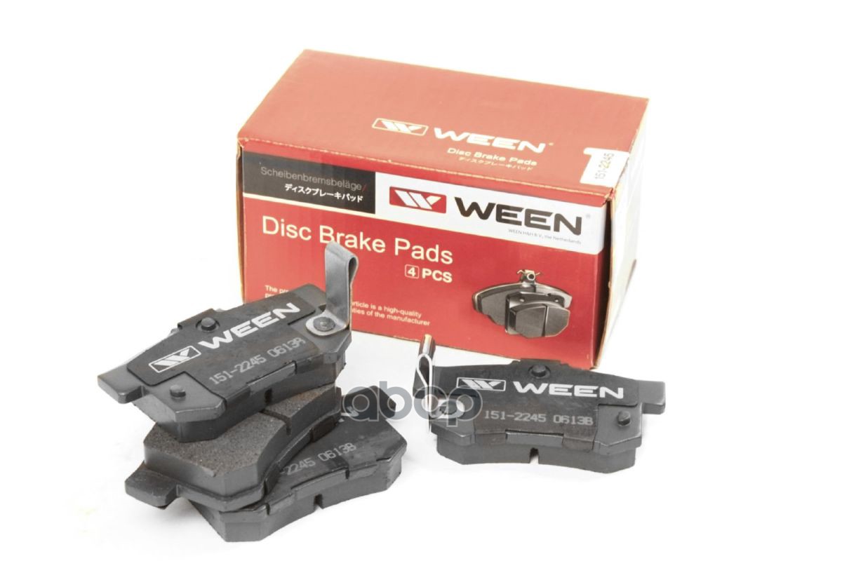 Тормозные колодки дисковые задние HONDA CR-V (RD)  Stream (RN) Ween арт. 151-2245