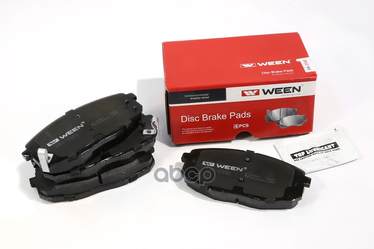 Тормозные колодки дисковые передние KIA Cee'd  Pro Cee'd  Cerato II  Cerato Koup  Carens II  HYUNDAI Ween арт. 151-2582