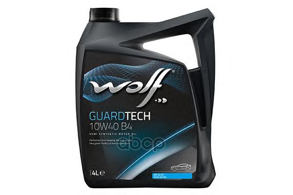 Wolf Масло моторное полусинтетическое GUARDTECH B4 10W40 SN/CF, A3/B4 4л
